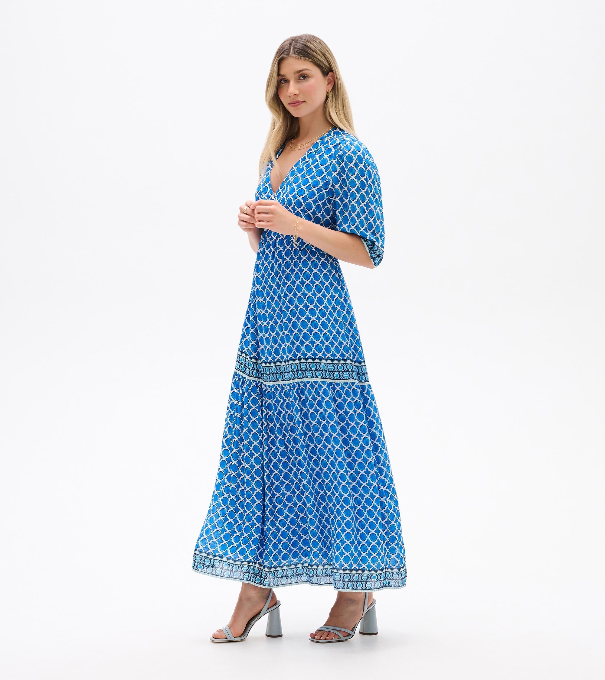 Hatley Willow Dress - Water Blue Medallion