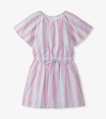 Hatley Girls Neon Chambray Stripes Woven Play Dress