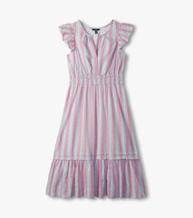 Hatley Fiona Dress - Neon Stripes