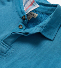 Hatley Boys Niagara Blue Rugby Sweatshirt
