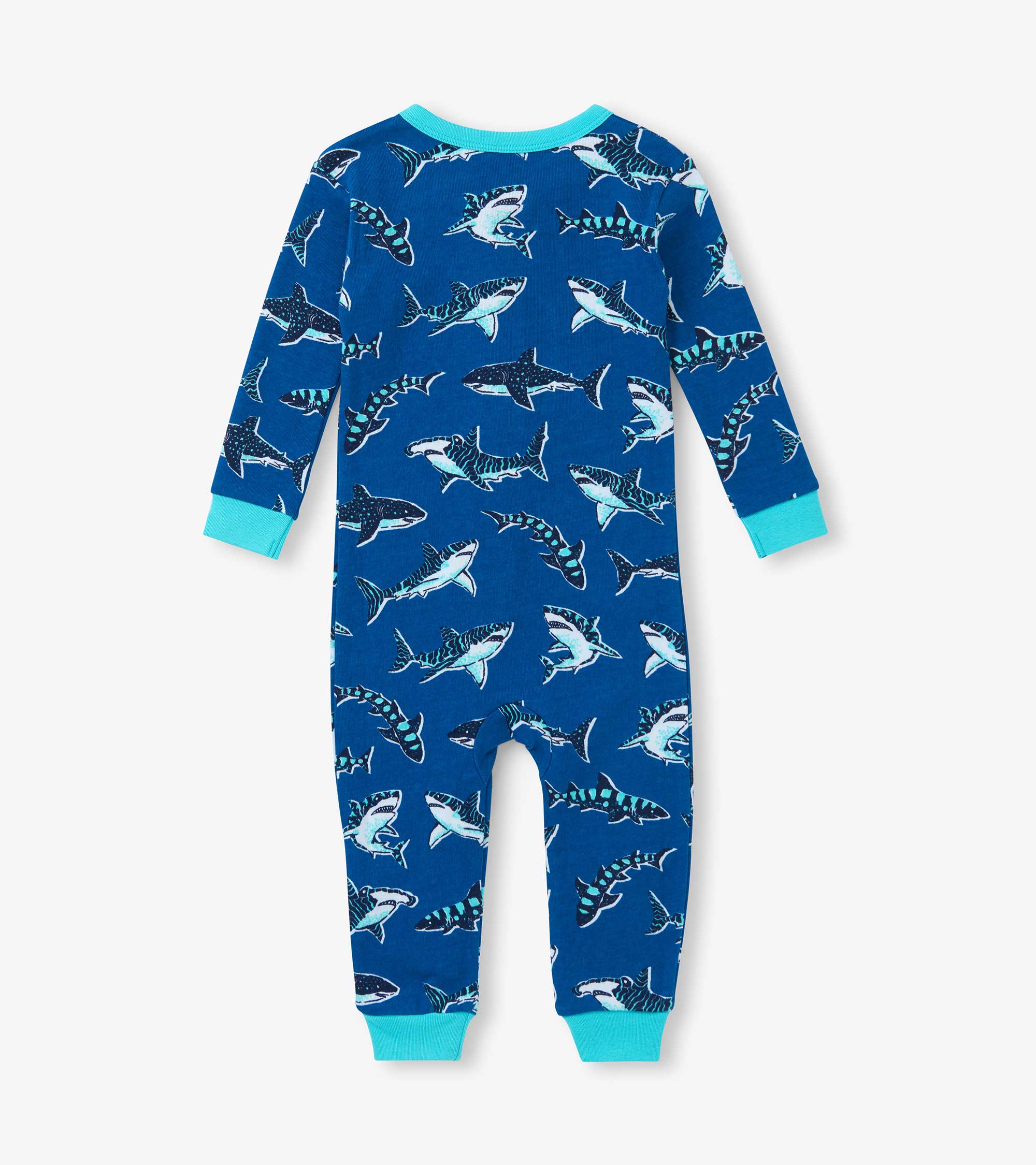 Hatley Baby Boys Patterned Sharks Cotton Sleeper