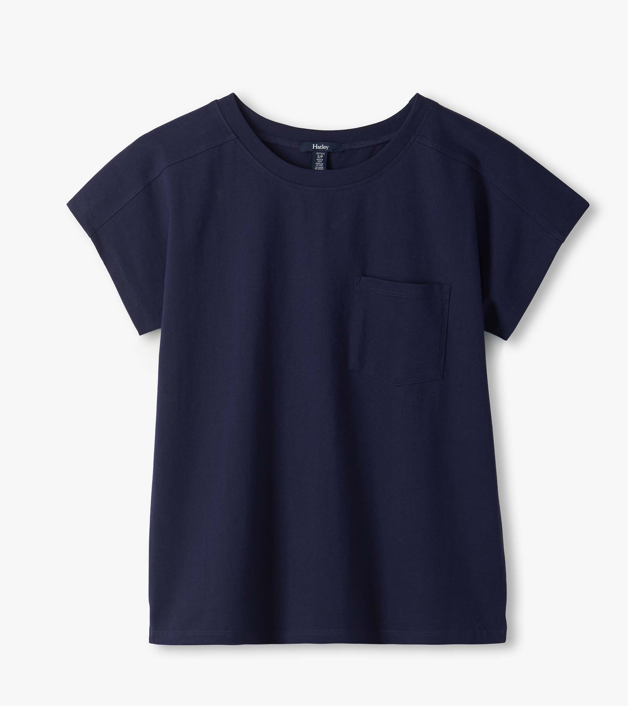 Hatley Ella Relaxed Tee - Patriot Blue