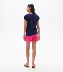 Hatley Ella Relaxed Tee - Patriot Blue