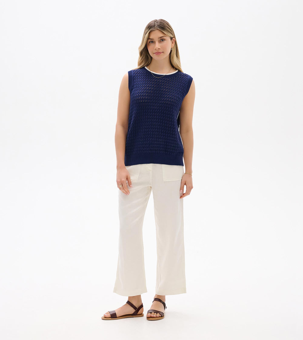 Hatley Cruz Knit Tank - Patriot Blue