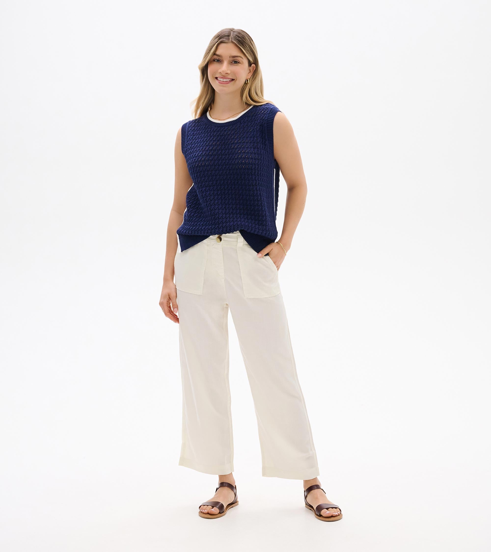 Hatley Cruz Knit Tank - Patriot Blue