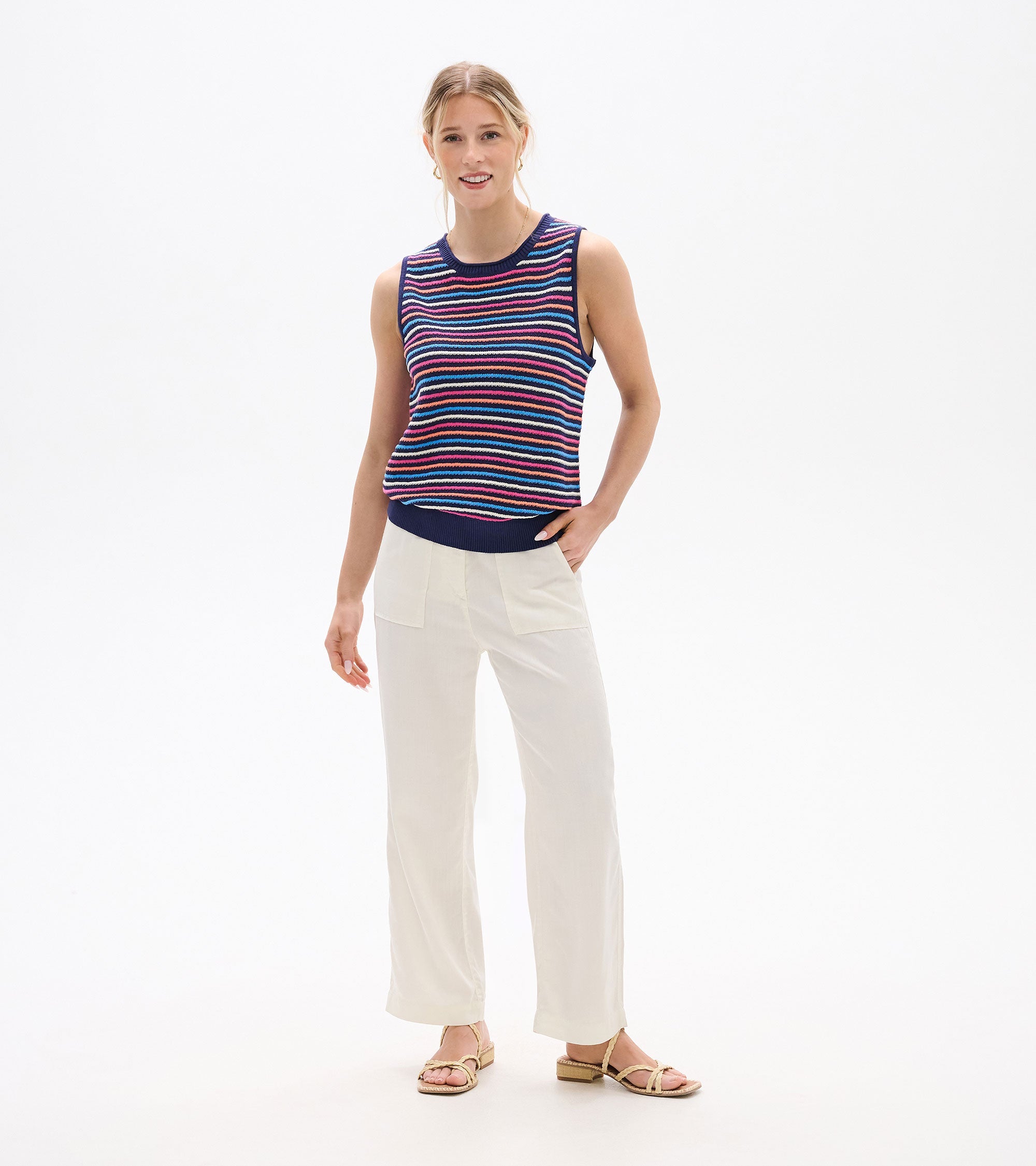 Hatley Kate Sleeveless Tank - Sorbet Stripes