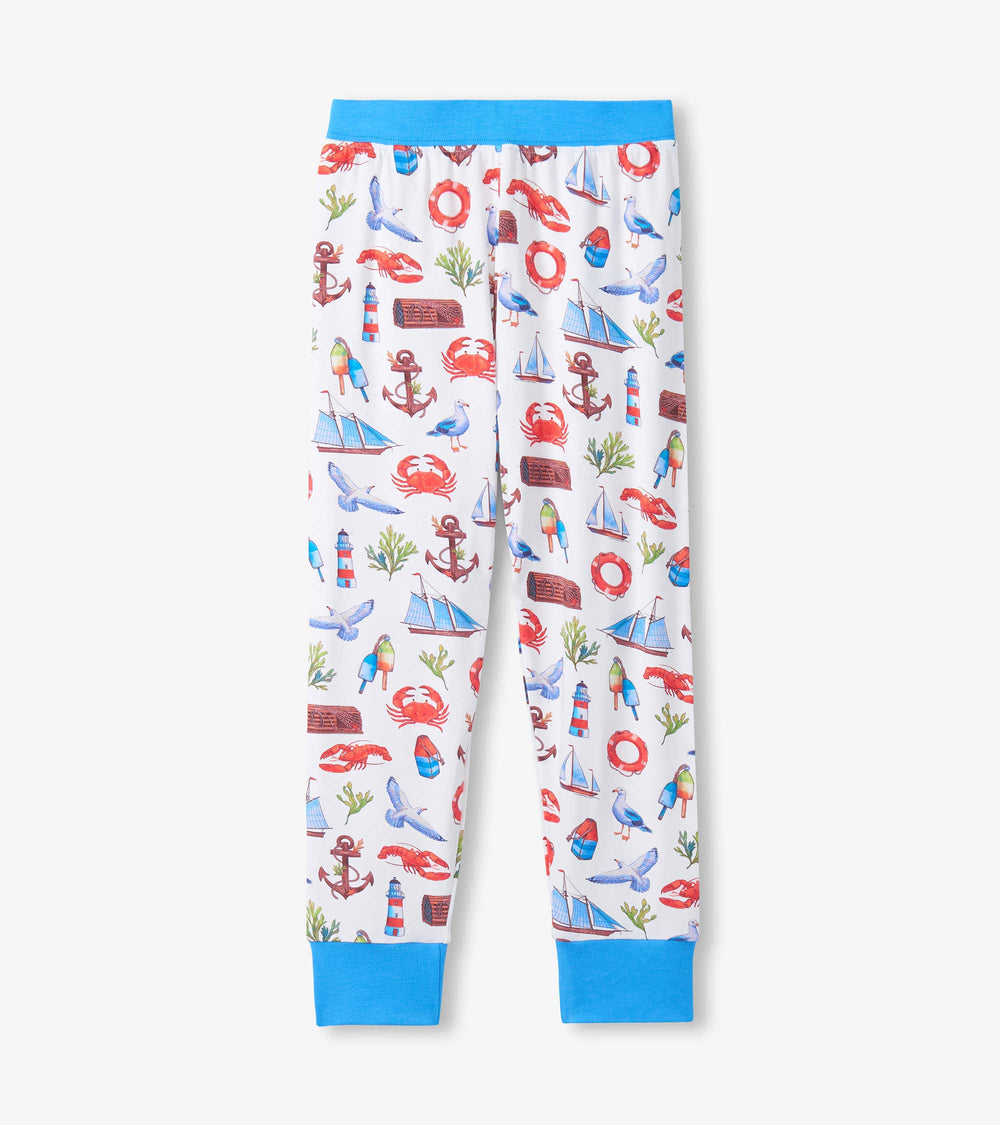 Hatley Boys Painted Seascape Bamboo Pajama Set