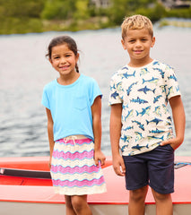 Hatley Boys Glow in the Dark Sharks Graphic Tee