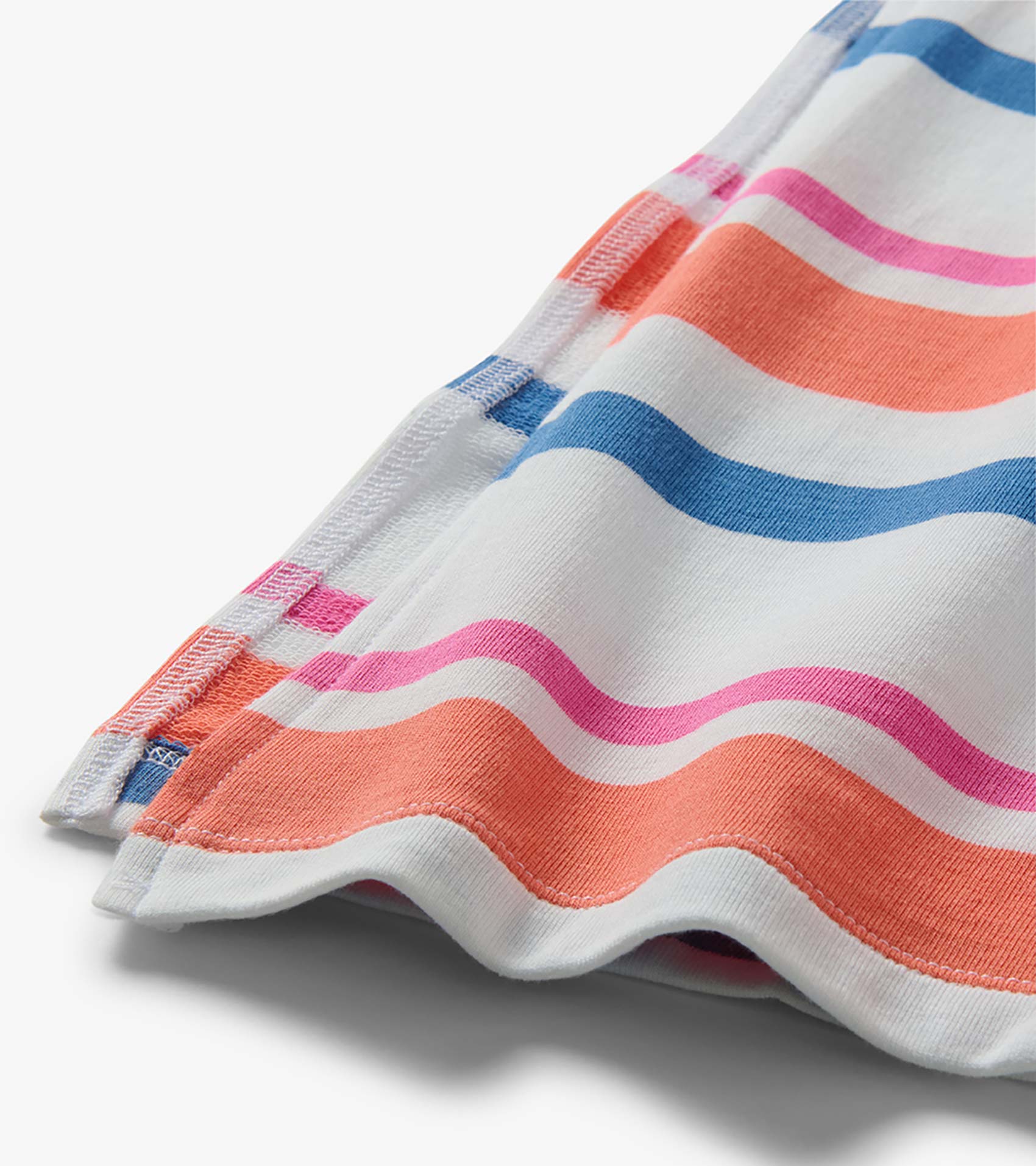 Hatley Pleated Sleeve Midi Dress - Offset Stripes