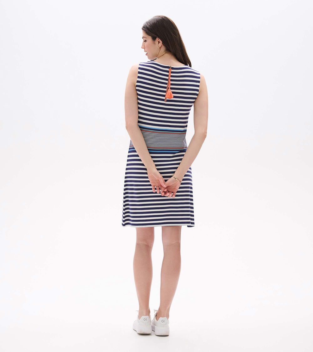 Hatley Sofia Dress - Rainfall Stripes