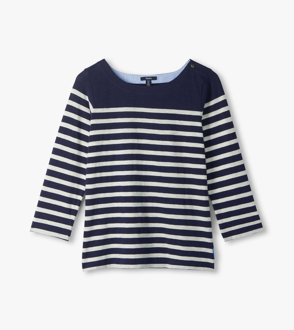 Hatley Button Breton - Patriot Stripes