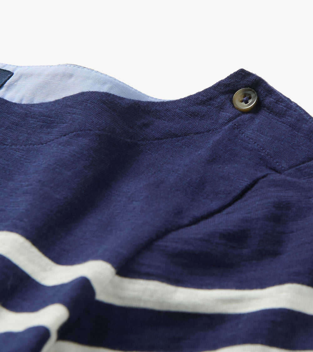 Hatley Button Breton - Patriot Stripes