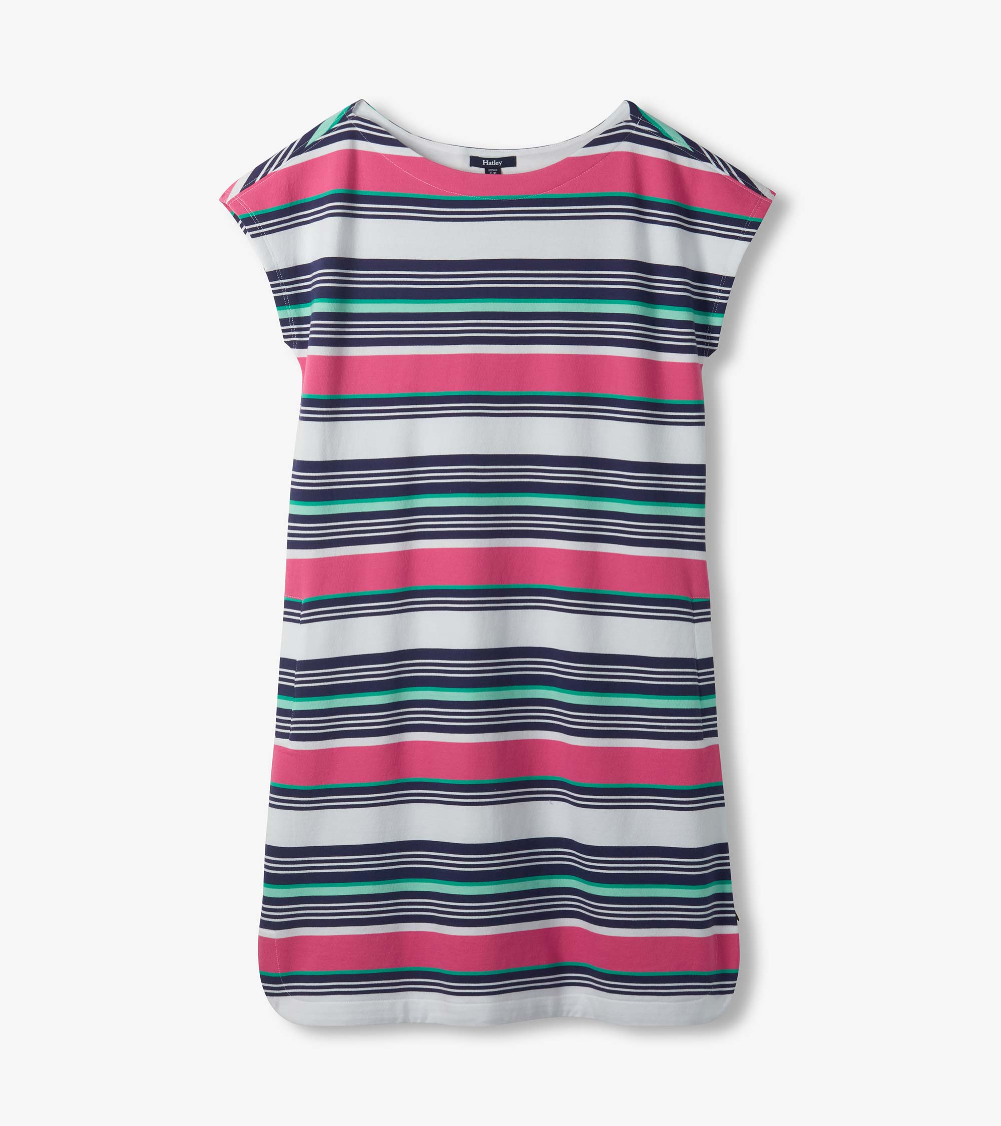 Hatley Capri Dress - Spring Rainfall Stripes