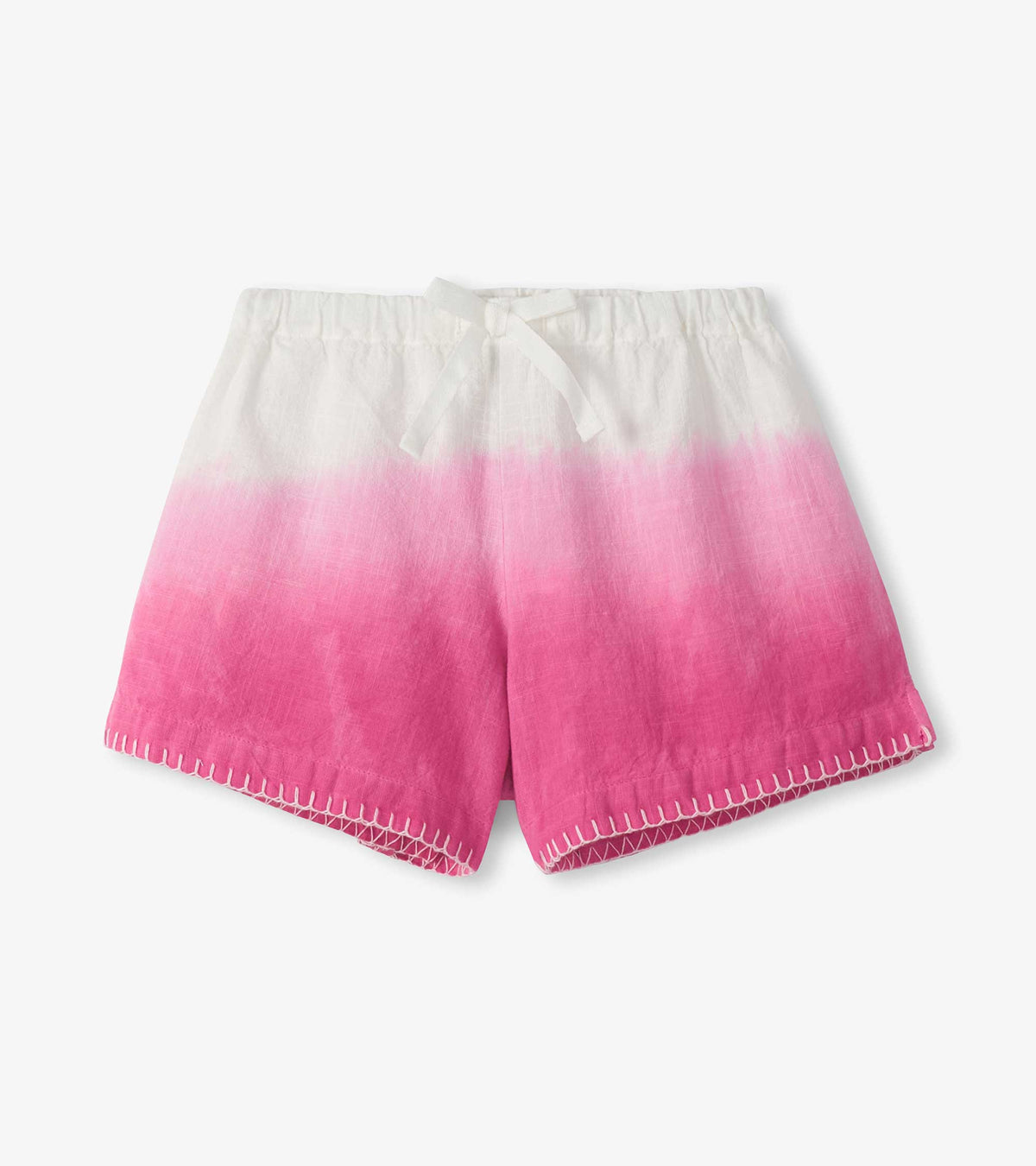 Hatley Girls Raspberry Dip Dye Woven Easy Shorts