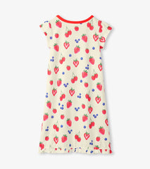 Hatley Girls Summer Berries Ruffle Hem Nightdress