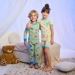 Hatley Girls Springtime Hummingbirds Bamboo Short Pajama Set