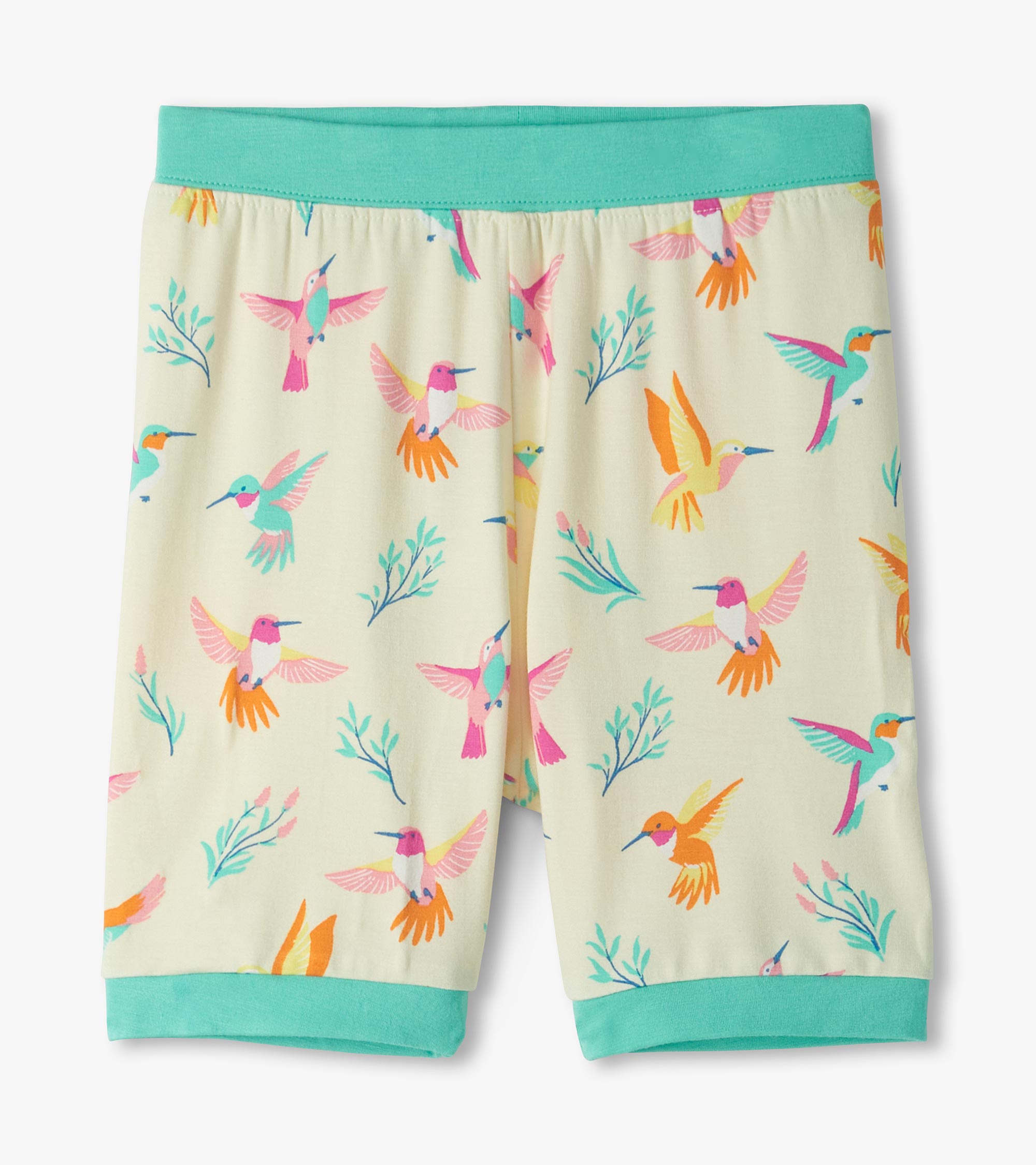 Hatley Girls Springtime Hummingbirds Bamboo Short Pajama Set