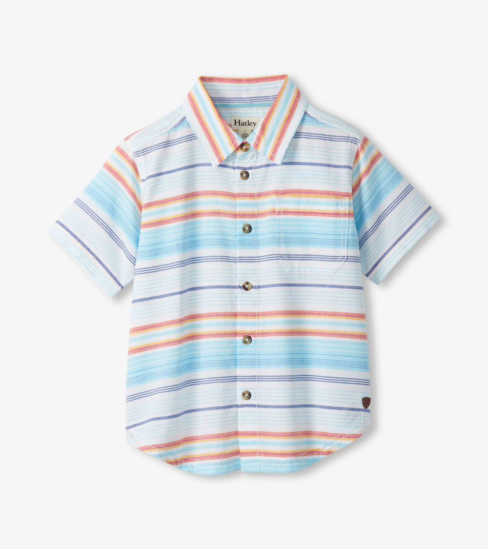 Hatley Boys Sunset Stripes Button Down Shirt