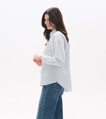 Hatley Relaxed Button Down - Cashmere Blue Stripes
