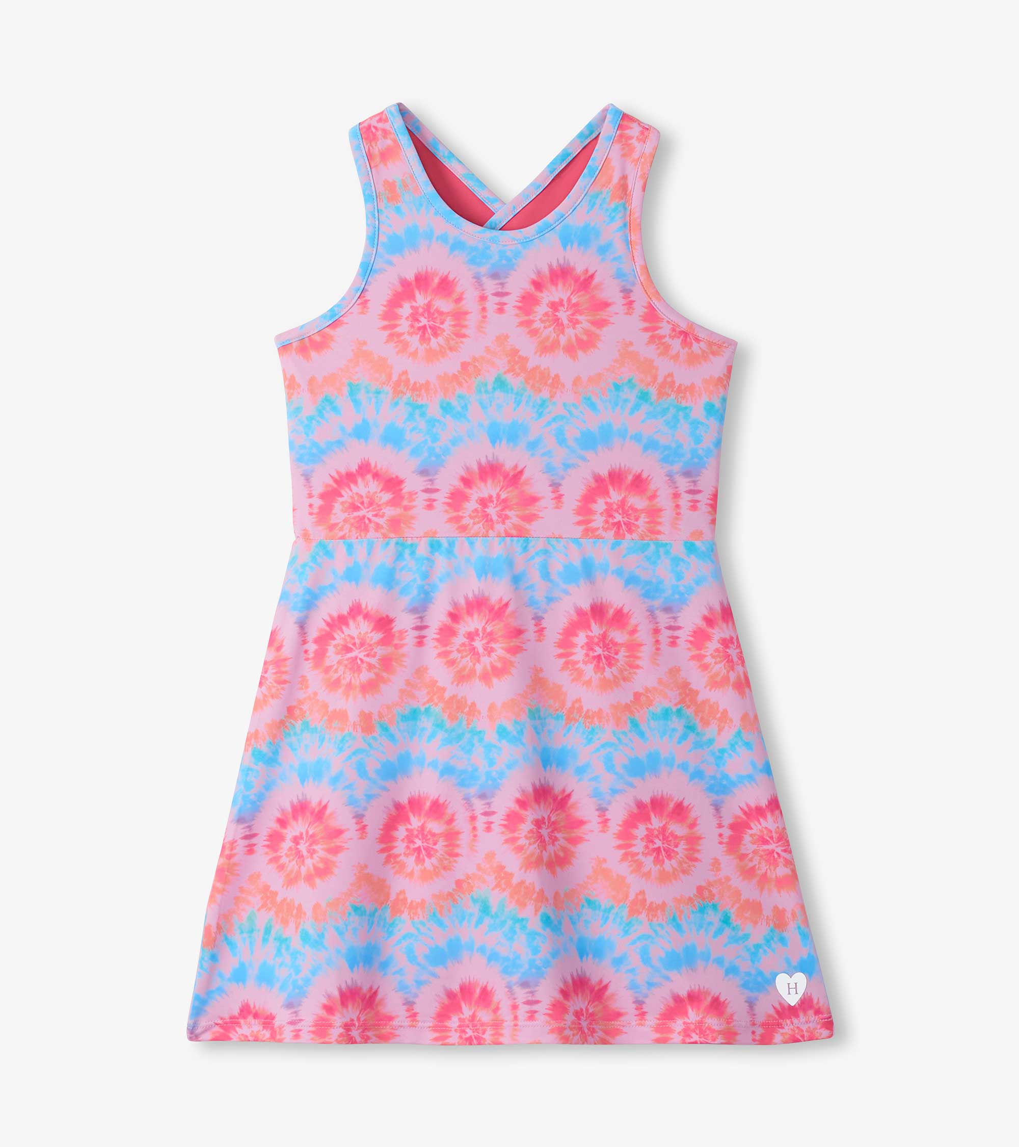 Hatley Girls Starburst Tie Dye Active A-Line Dress