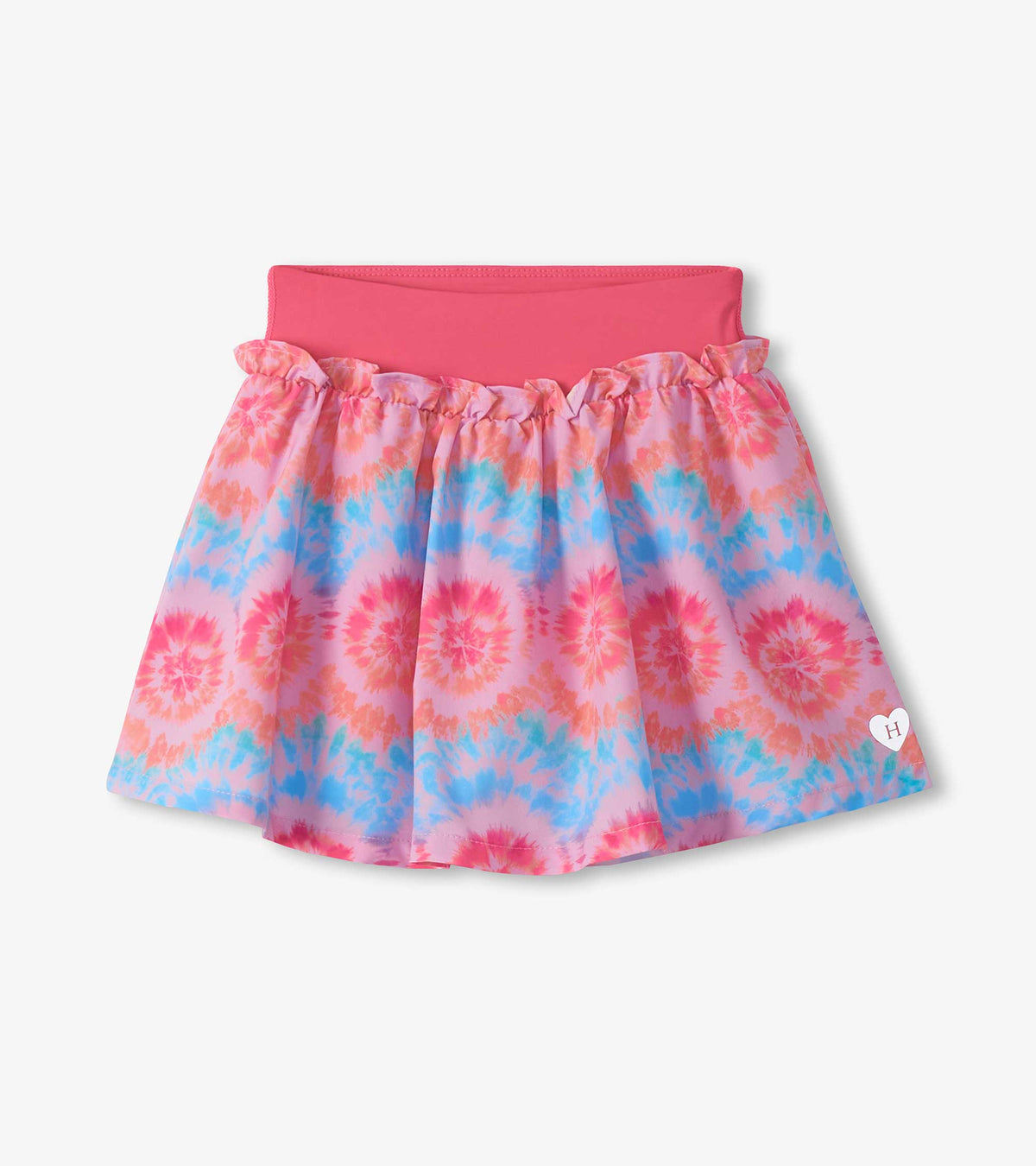 Hatley Girls Starburst Tie Dye Ruffle Skort