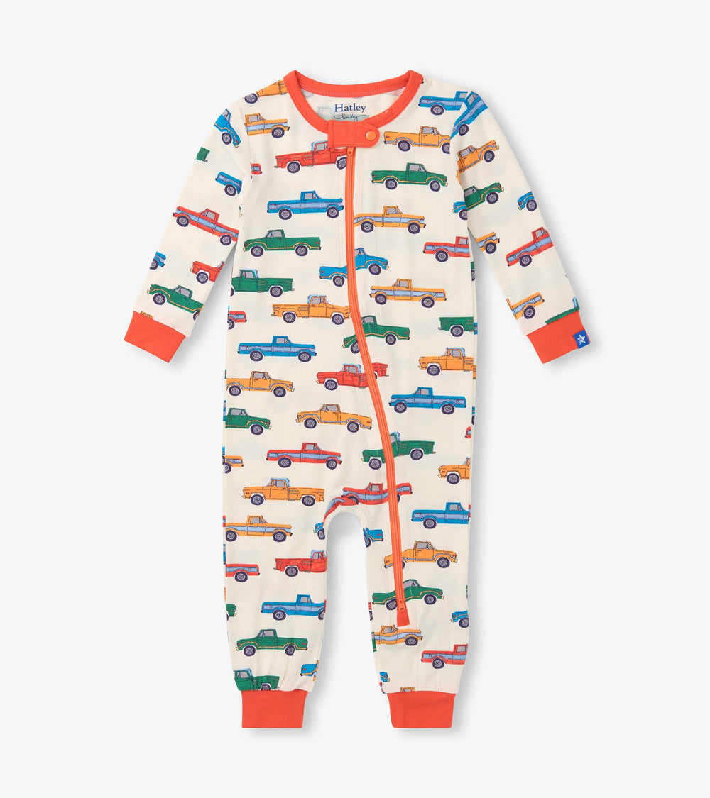 Hatley Baby Boys Trucks Bamboo Sleeper
