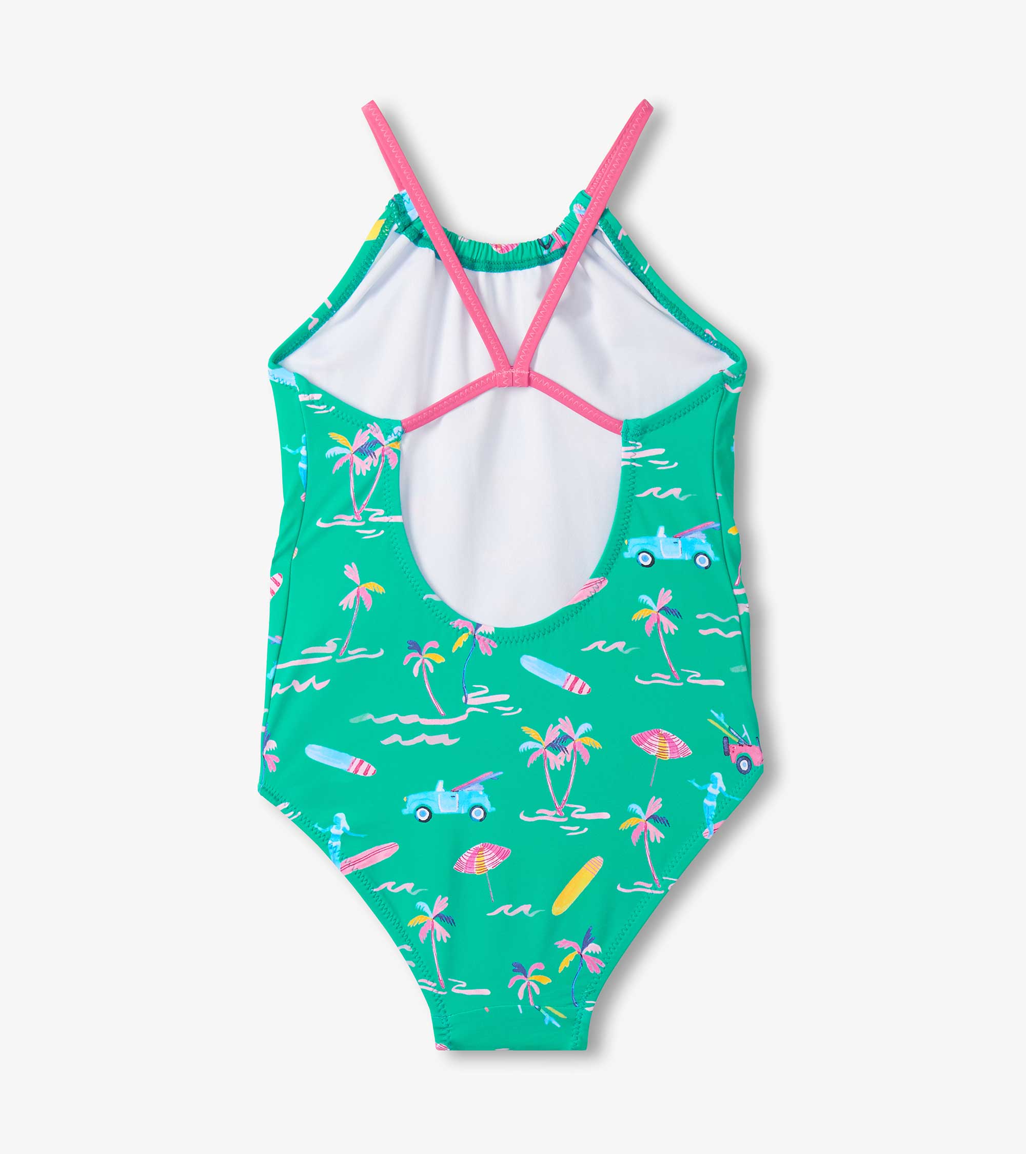 Hatley Girls Tropical One-Piece Swimsuit