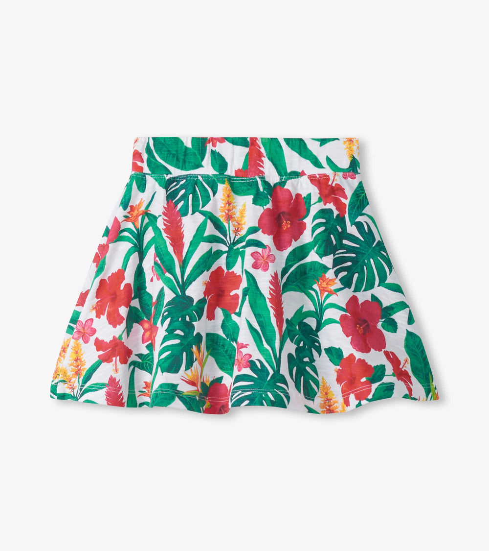 Hatley Girls Tropical Flowers Floaty Skort