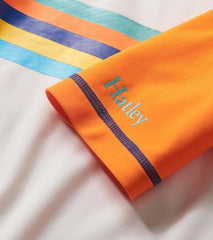 Hatley Boys Sunny Orange Short Sleeve Rashguard