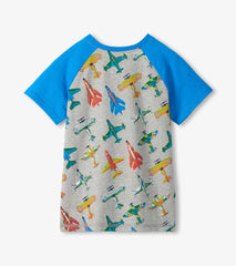 Hatley Boys Vintage Aircrafts Raglan T-Shirt