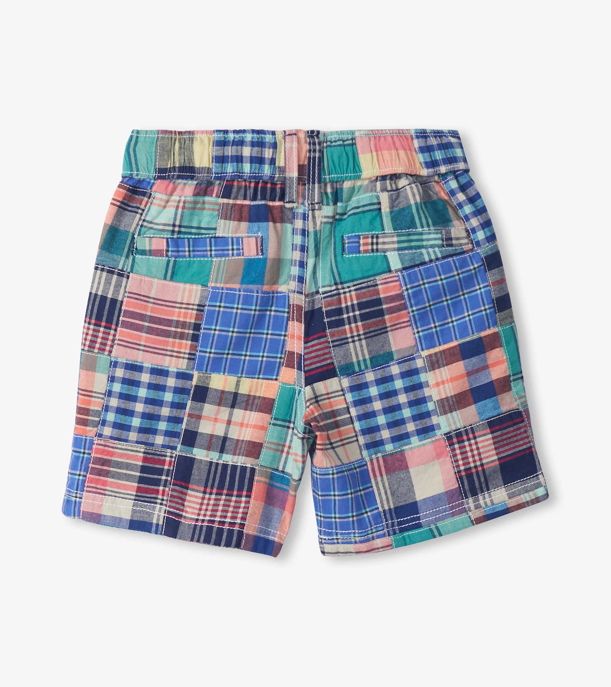 Hatley Boys Vintage Summer Madras Woven Shorts