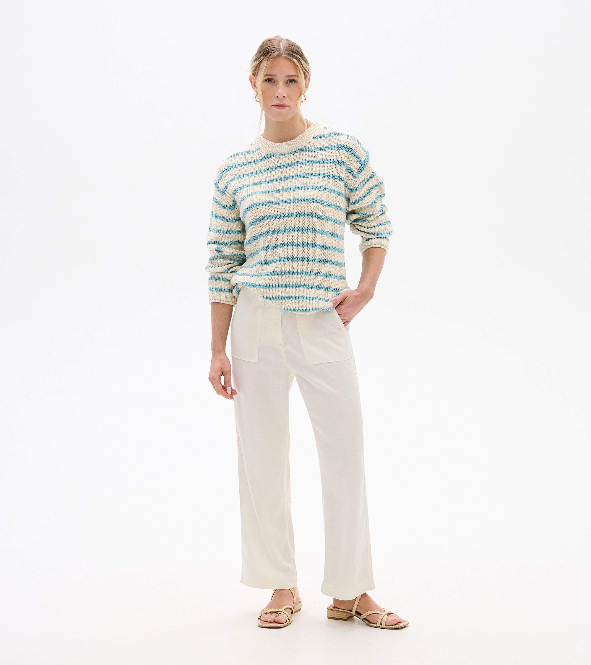 Hatley Athena Sweater - Cashmere Blue
