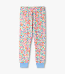 Hatley Girls Whimsical Flowers Cotton Pajama Set