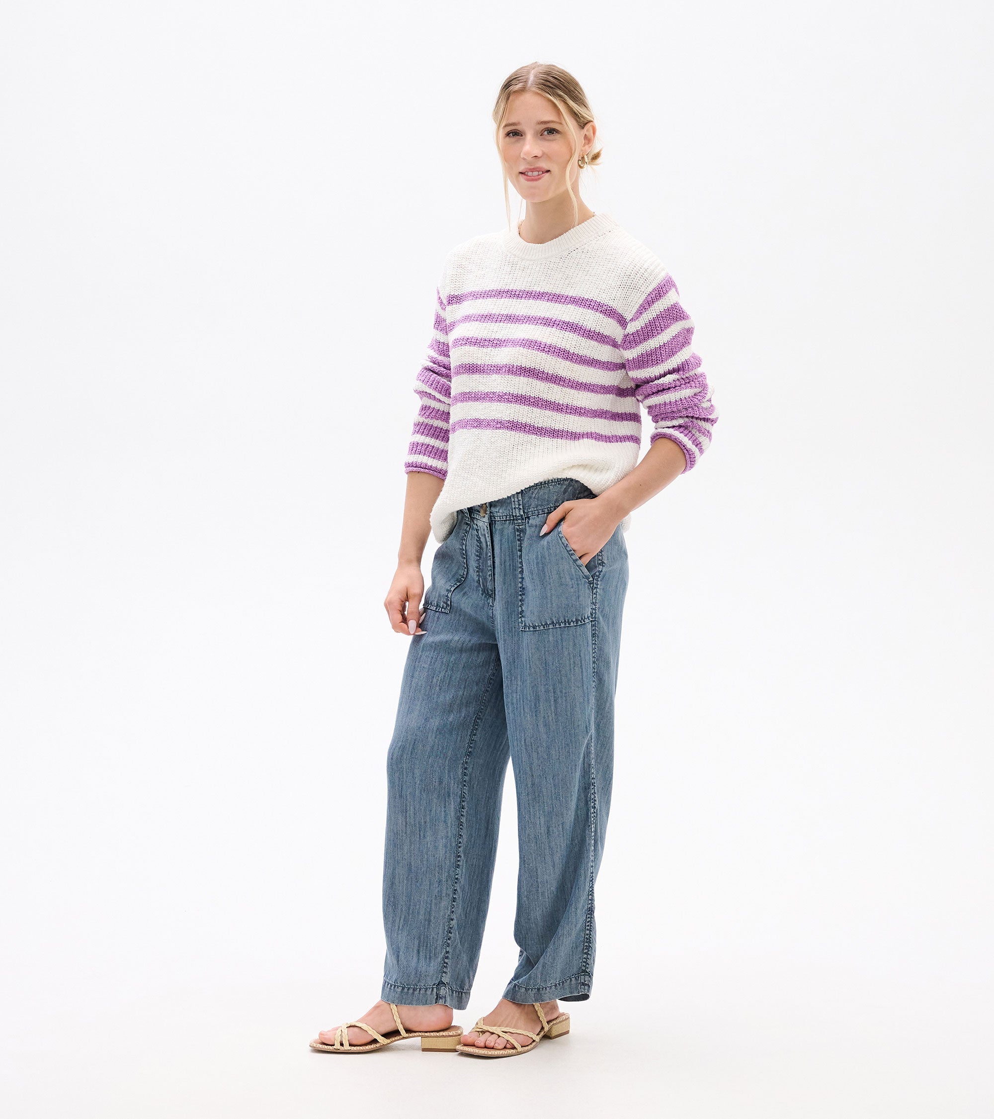 Hatley Athena Sweater - English Lavender