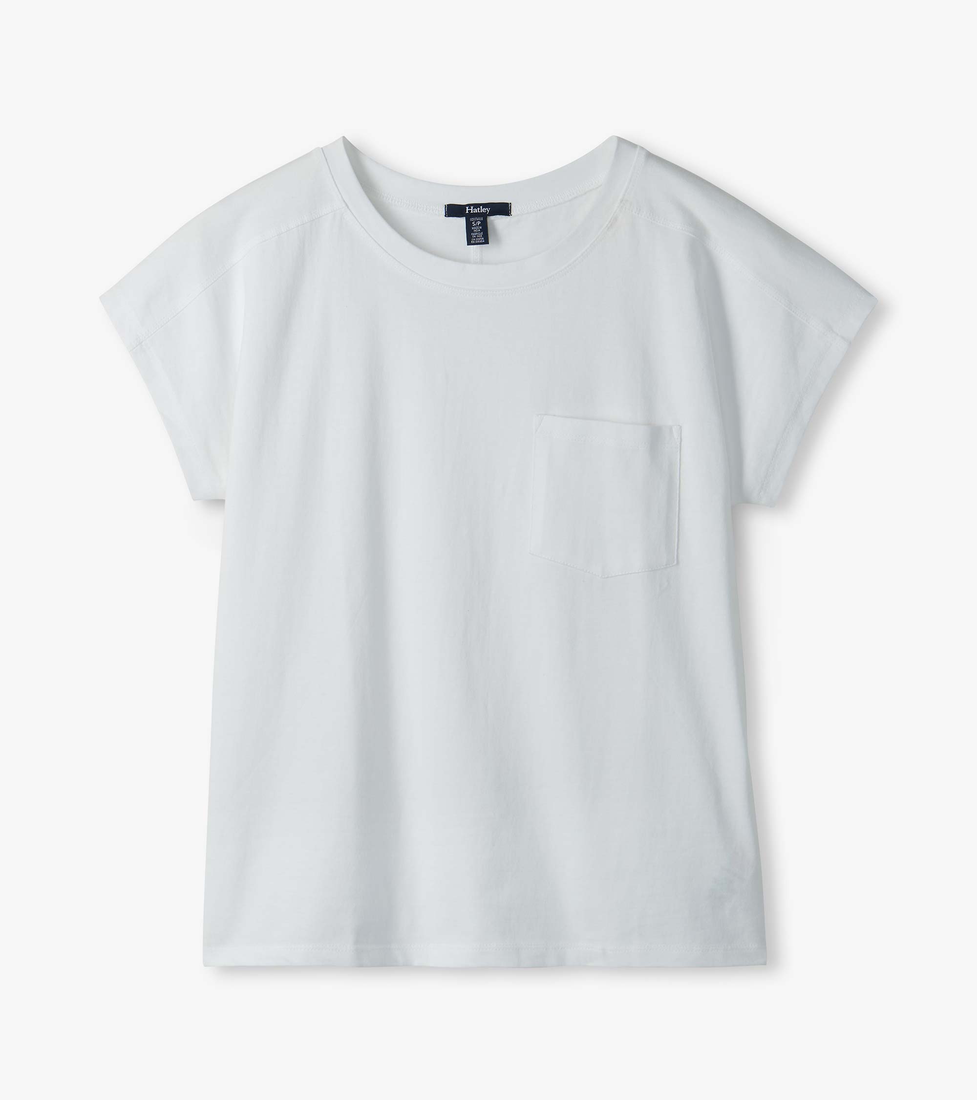 Hatley Ella Relaxed Tee - White