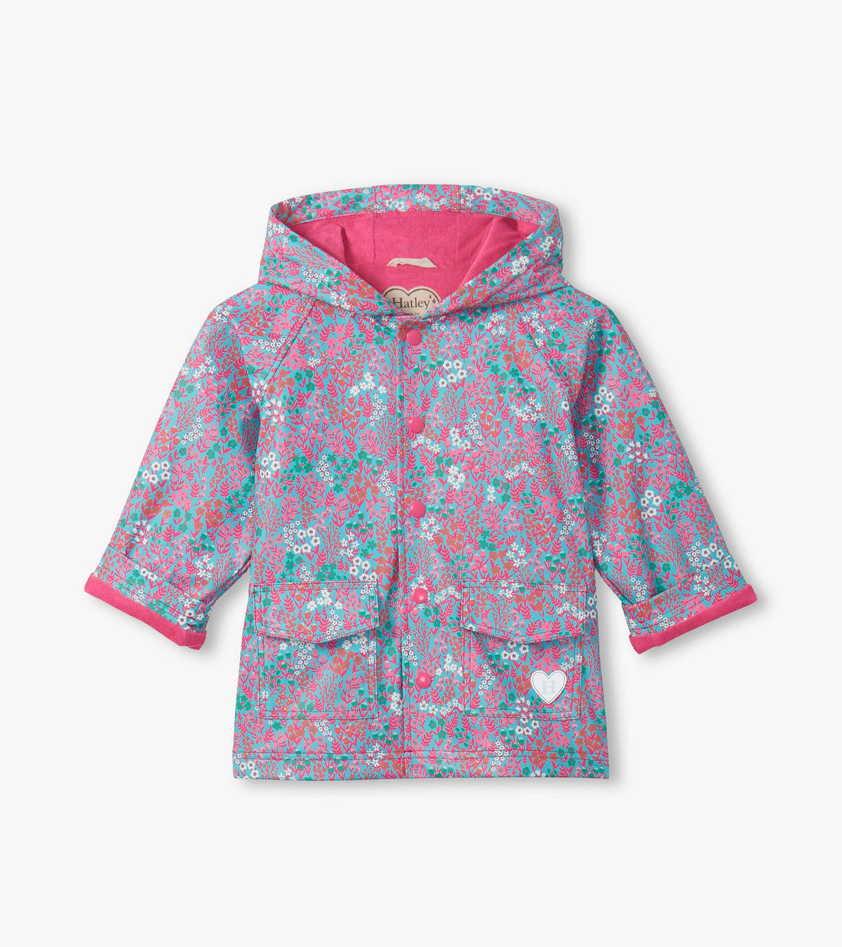 Hatley Girls Wildflowers Rain Jacket