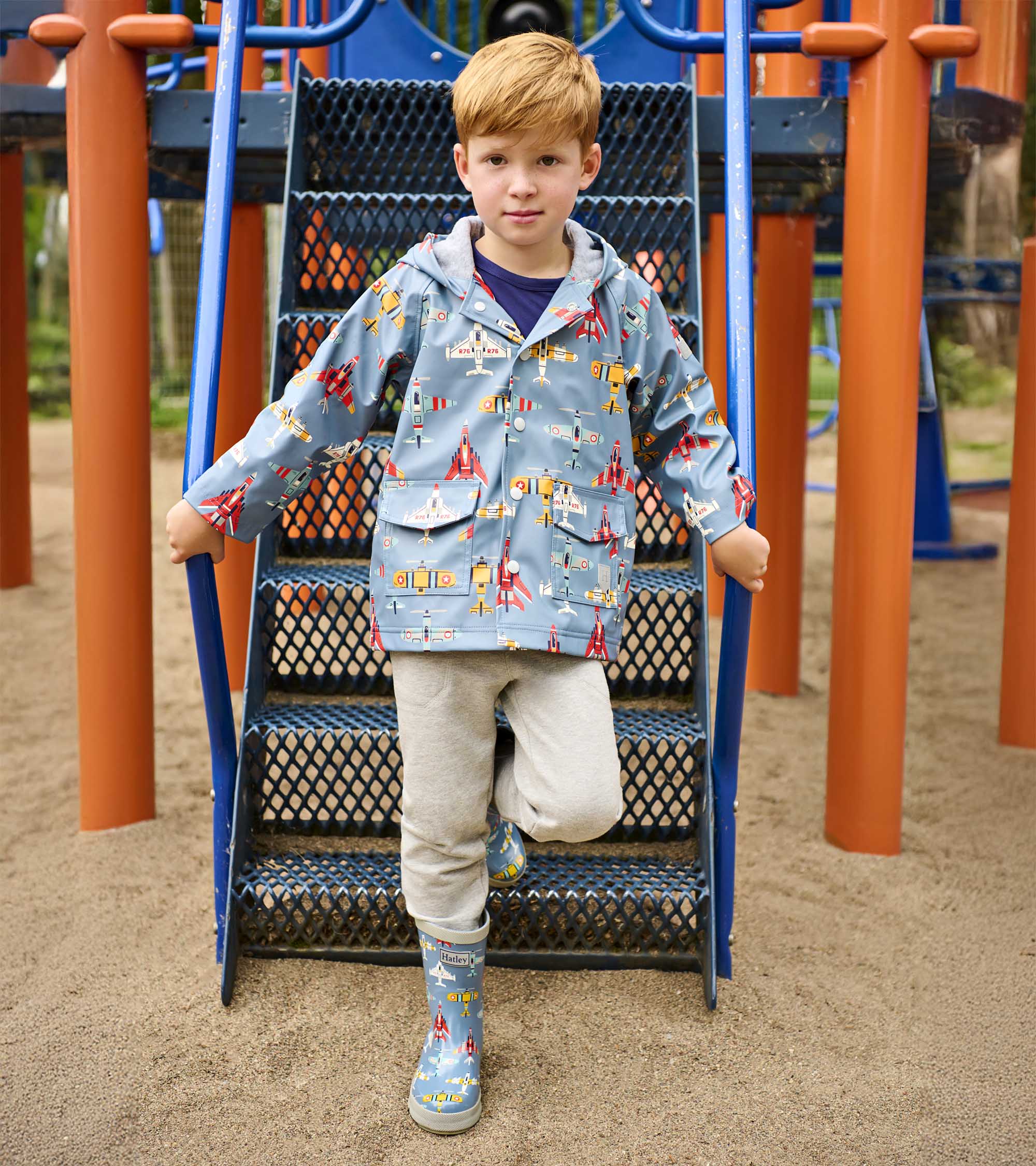 Hatley Boys Airplanes Rain Jacket