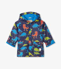 Hatley Boys Neon Dinos Rain Jacket