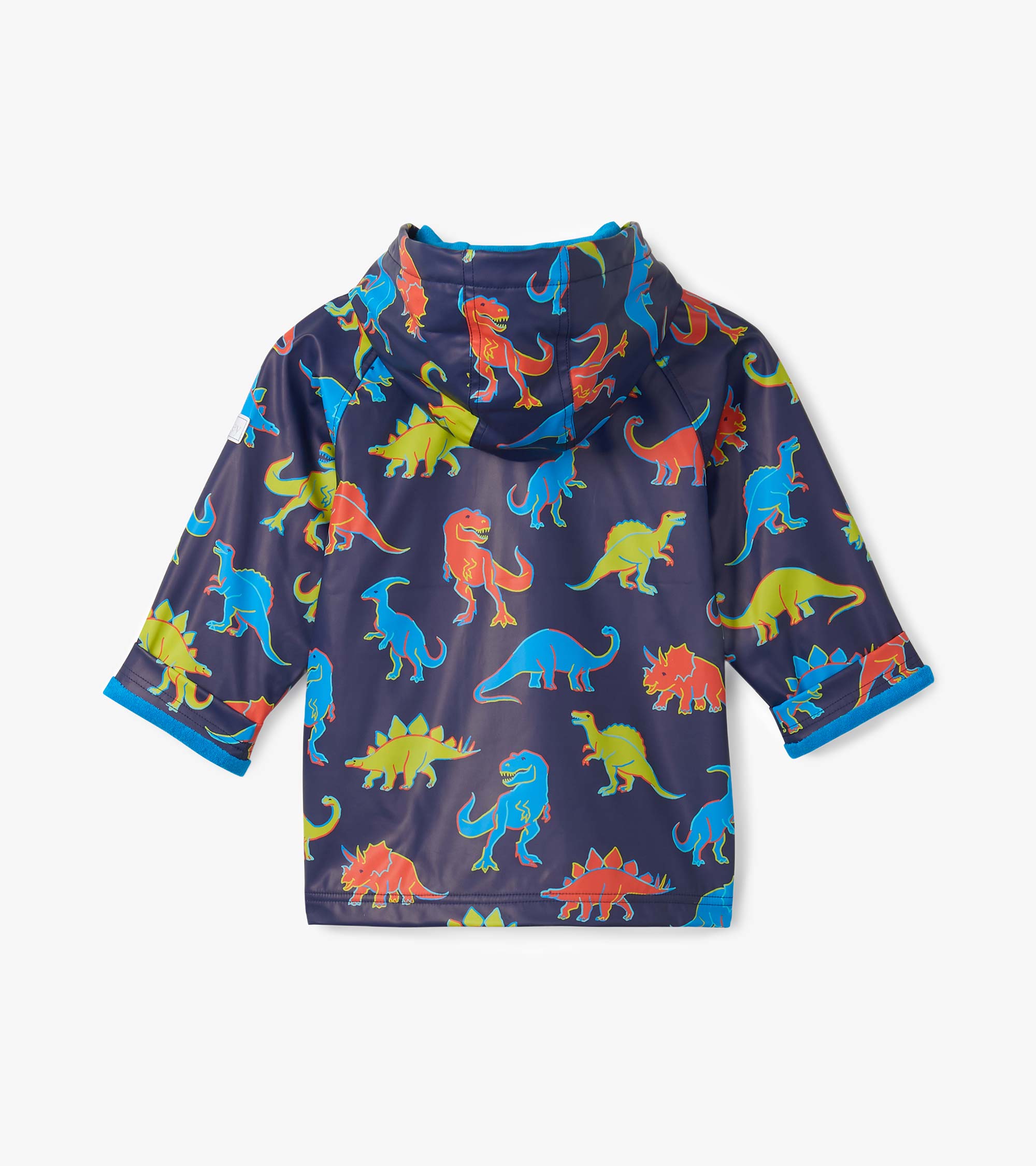Hatley Boys Neon Dinos Rain Jacket